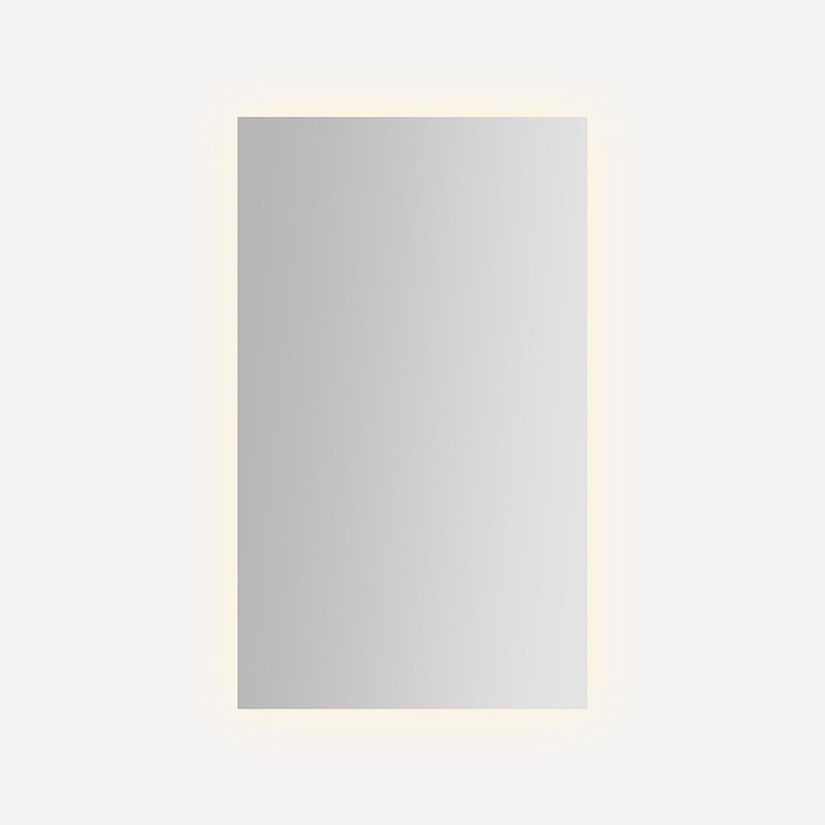 Medicine Cabinet Presence 24 x 40 Inch with Perimeter Lighting 1 Doors Triple Mirror Reversable