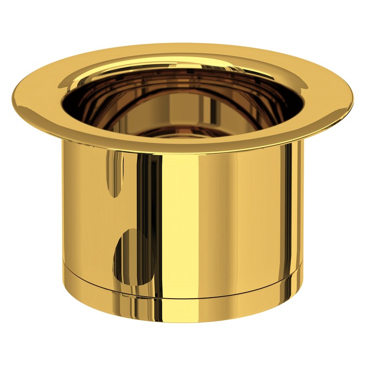 Disposal Flange Extended Unlacquered Brass 4-3/8 Inch Brass for 745/744 Disposal Stopper - Image 1