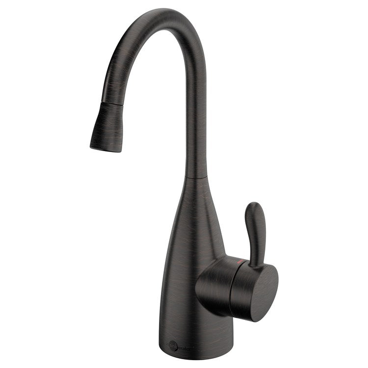 Hot Water Dispenser Showroom Transitional 1010 Instant 1 Lever ADA Gooseneck 360 DEG Swivel Classic Oil Rubbed Bronze - Image 1