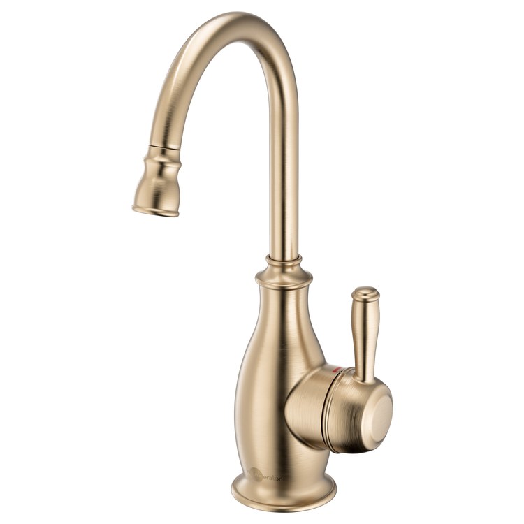 Hot Water Dispenser Showroom Traditional 2010 Instant 1 Lever ADA Gooseneck 360 DEG Swivel Brushed Bronze 1.75 Gallons per Minute - Image 1