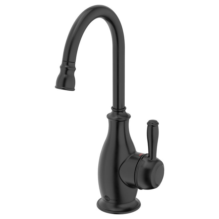 Hot Water Dispenser Showroom Traditional 2010 Instant 1 Lever ADA Gooseneck 360 DEG Swivel Matte Black 1.75 Gallons per Minute - Image 1