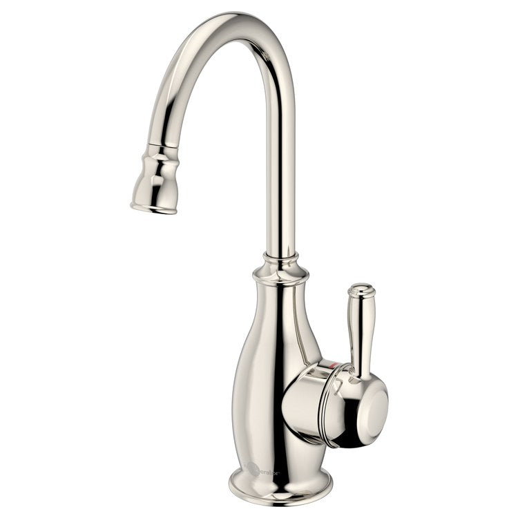 Hot Water Dispenser Showroom Traditional 2010 Instant 1 Lever ADA Gooseneck 360 DEG Swivel Polished Nickel 1.75 Gallons per Minute - Image 1