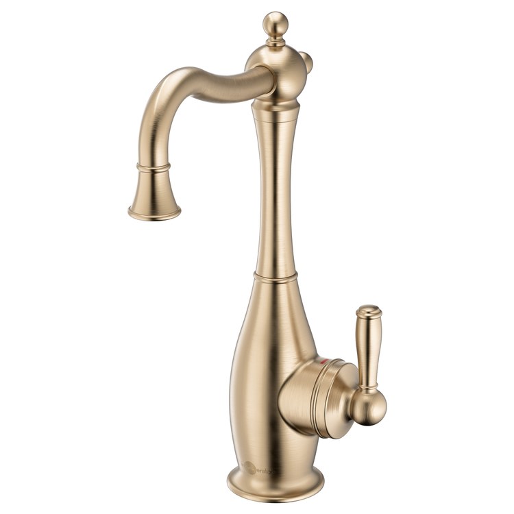 Hot Water Dispenser Showroom Traditional 2020 Instant 1 Lever ADA Arc 360 DEG Swivel Brushed Bronze - Image 1
