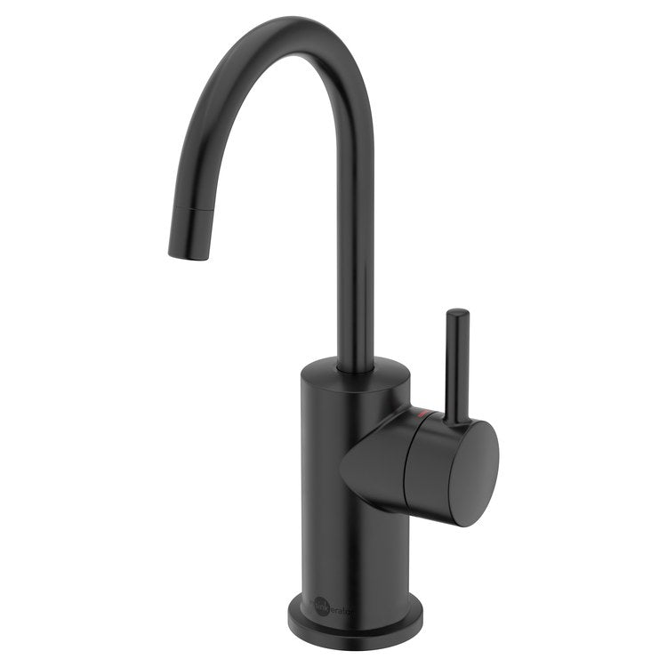 Hot Water Dispenser Showroom Modern 3010 Instant 1 Lever ADA Gooseneck 360 DEG Swivel Matte Black - Image 1