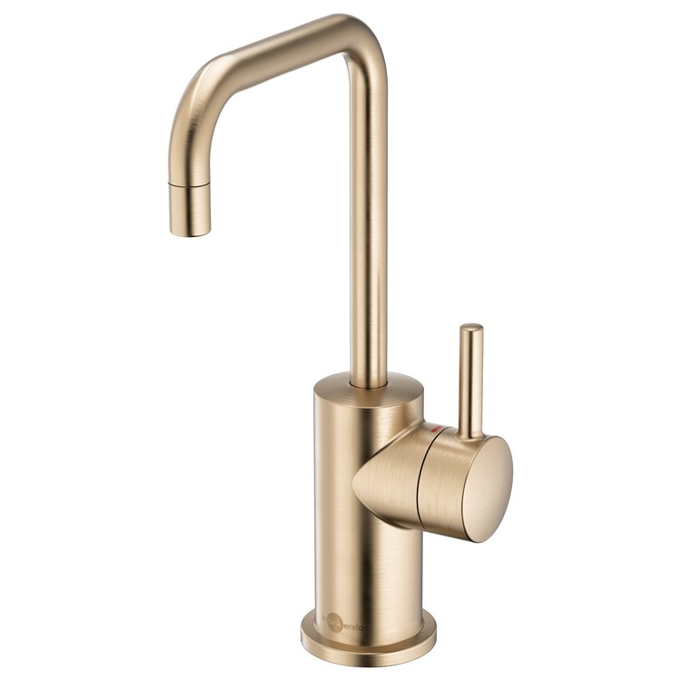 Hot Water Dispenser Showroom Modern 3020 Instant 1 Lever ADA Arc 360 DEG Swivel Brushed Bronze - Image 1