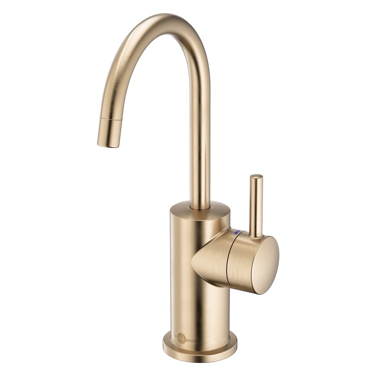 Cold Water Dispenser Showroom Modern 3010 1 Lever ADA Gooseneck 360 DEG Swivel Brushed Bronze - Image 1