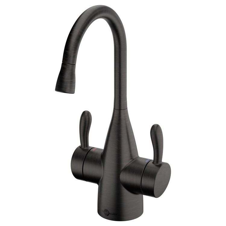 Water Dispenser Showroom Transitional 1010 Instant 2 Lever ADA Gooseneck 360 DEG Swivel Classic Oil Rubbed Bronze - Image 1