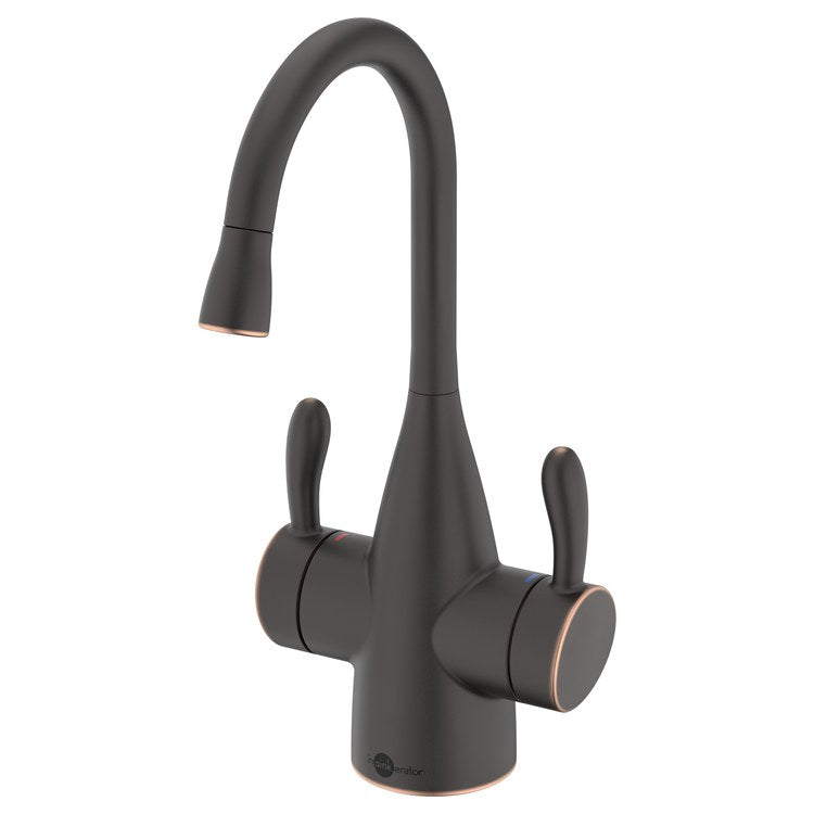 Water Dispenser Showroom Transitional 1010 Instant 2 Lever ADA Gooseneck 360 DEG Swivel Oil Rubbed Bronze - Image 1