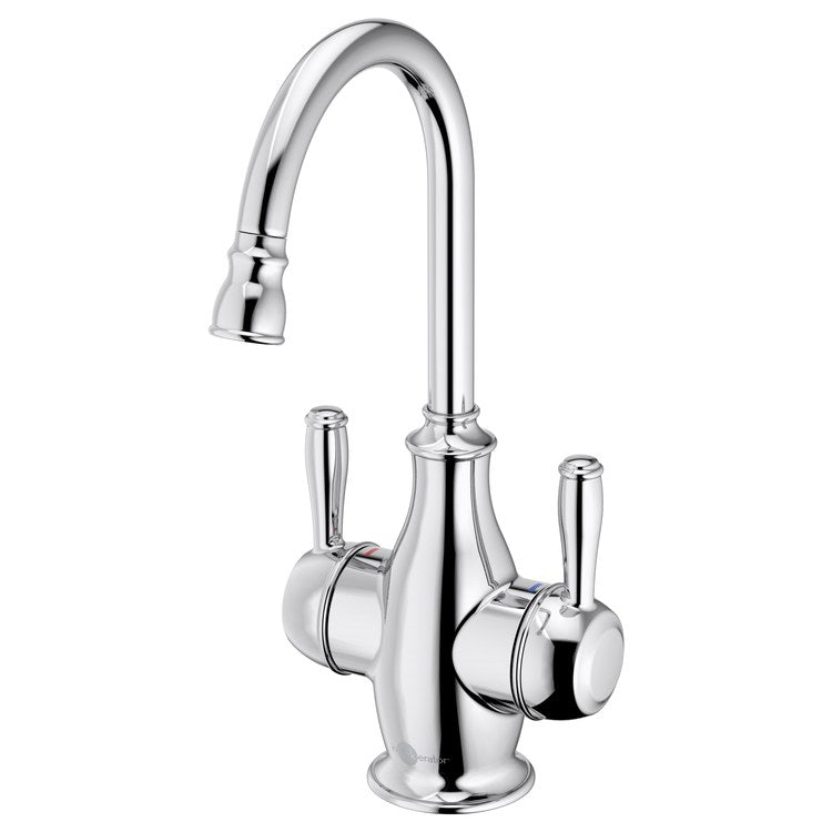 Water Dispenser Showroom Traditional 2010 Instant 2 Lever ADA Gooseneck 360 DEG Swivel Chrome - Image 1