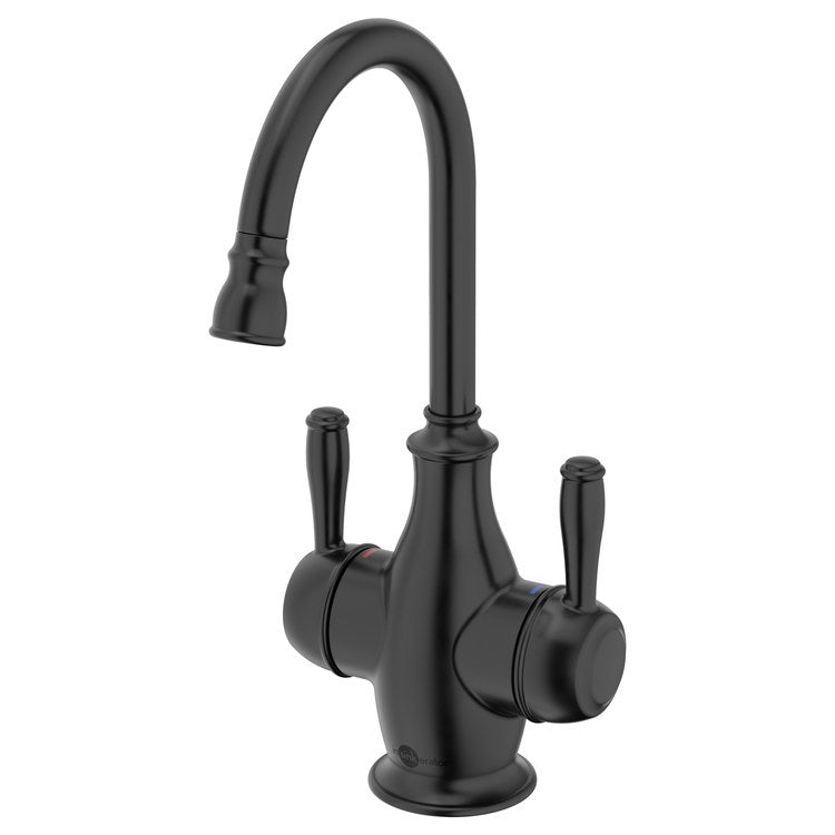 Water Dispenser Showroom Traditional 2010 Instant 2 Lever ADA Gooseneck 360 DEG Swivel Matte Black - Image 1