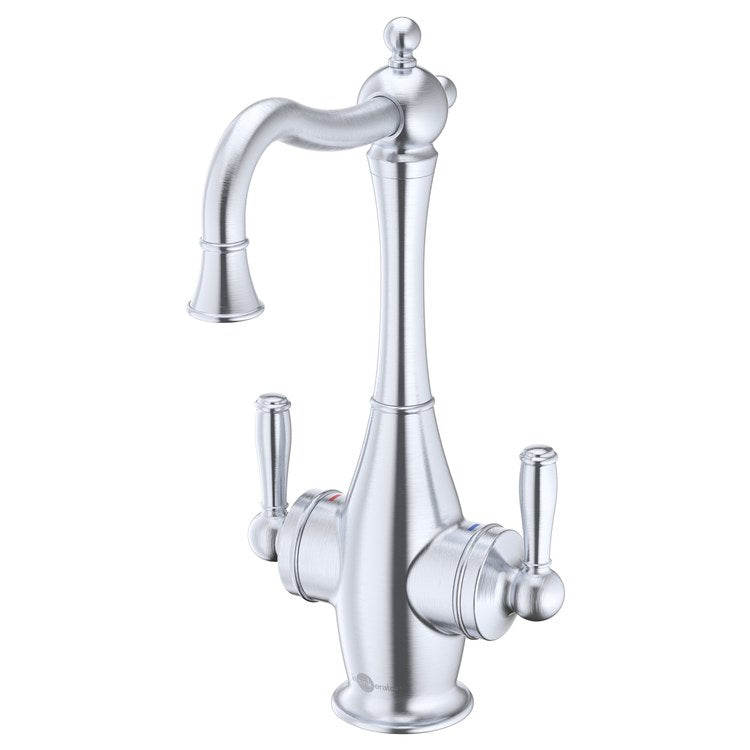 Water Dispenser Showroom Traditional 2020 Instant 2 Lever ADA Arc 360 DEG Swivel Arctic Steel - Image 1