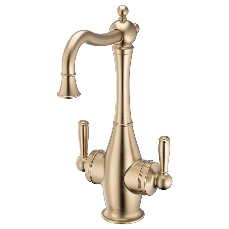Water Dispenser Showroom Traditional 2020 Instant 2 Lever ADA Arc 360 DEG Swivel Brushed Bronze - Image 1