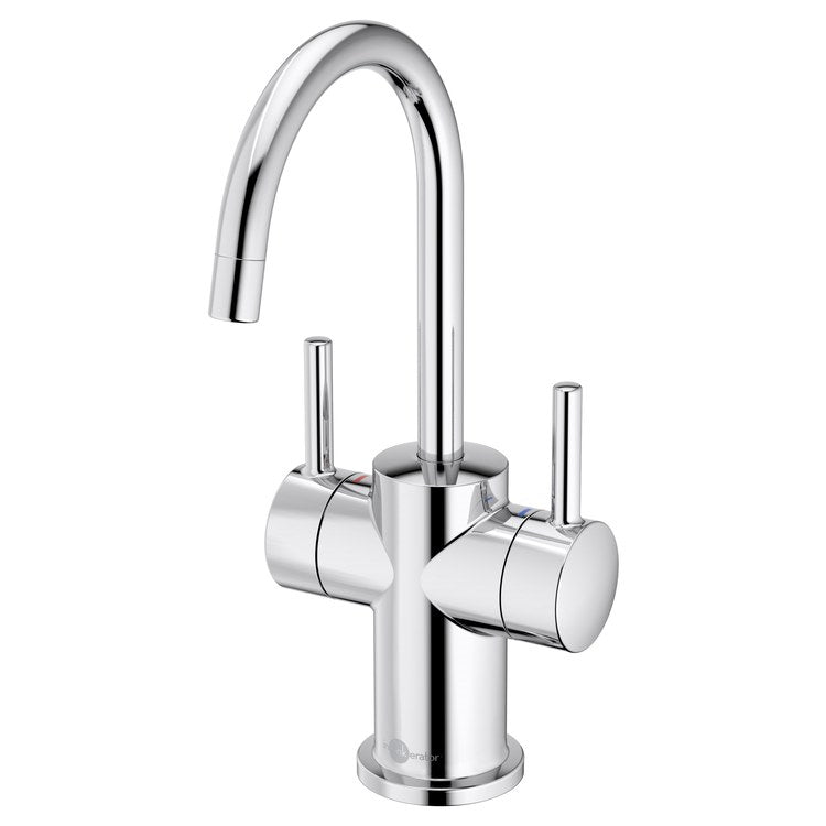 Water Dispenser Showroom Modern 3010 Instant 2 Lever ADA Gooseneck 360 DEG Swivel Chrome - Image 1