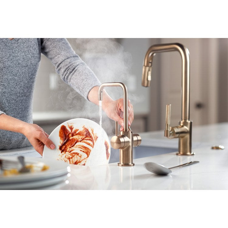 Water Dispenser Showroom Modern 3020 Instant 2 Lever ADA Arc 360 DEG Swivel Brushed Bronze - Image 3