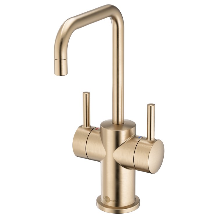 Water Dispenser Showroom Modern 3020 Instant 2 Lever ADA Arc 360 DEG Swivel Brushed Bronze - Image 1