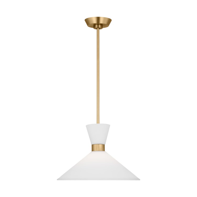 Pendant Belcarra Medium 1 Lamp Satin Brass