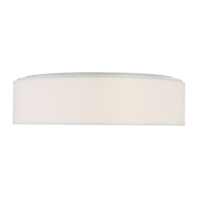 Ceiling Light Larson Flushmount Small 2 Lamp Matte White White Linen