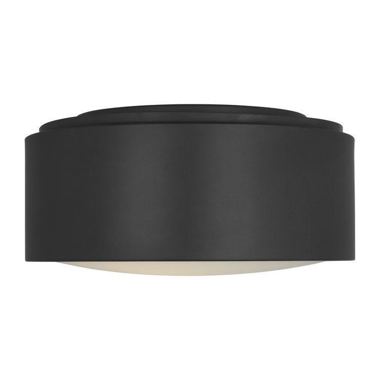 Ceiling Light Albee Flushmount Medium 2 Lamp Midnight Black