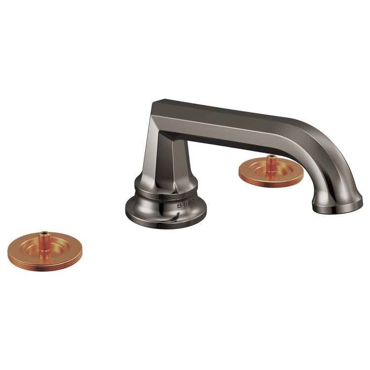 Lavatory Faucet Beauclere Widespread 6 to 16 Inch Spread Less Handle WaterSense Brilliance Black Onyx 1.2 Gallons per Minute Deck Low Arc Less Drain 3 Hole