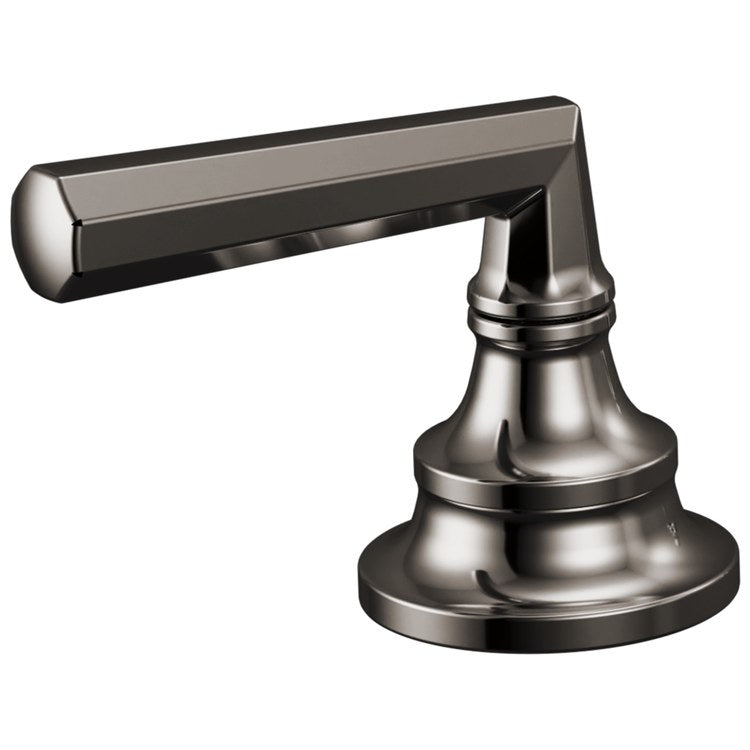 Handle Kit Beauclere 2 Lever Brilliance Black Onyx ADA for Roman Tub Faucet with Handshower - Image 1