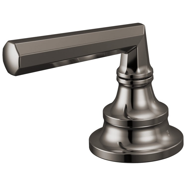 Handle Kit Beauclere 2 Lever Brilliance Black Onyx ADA for Widespread Lavatory Faucet - Image 1