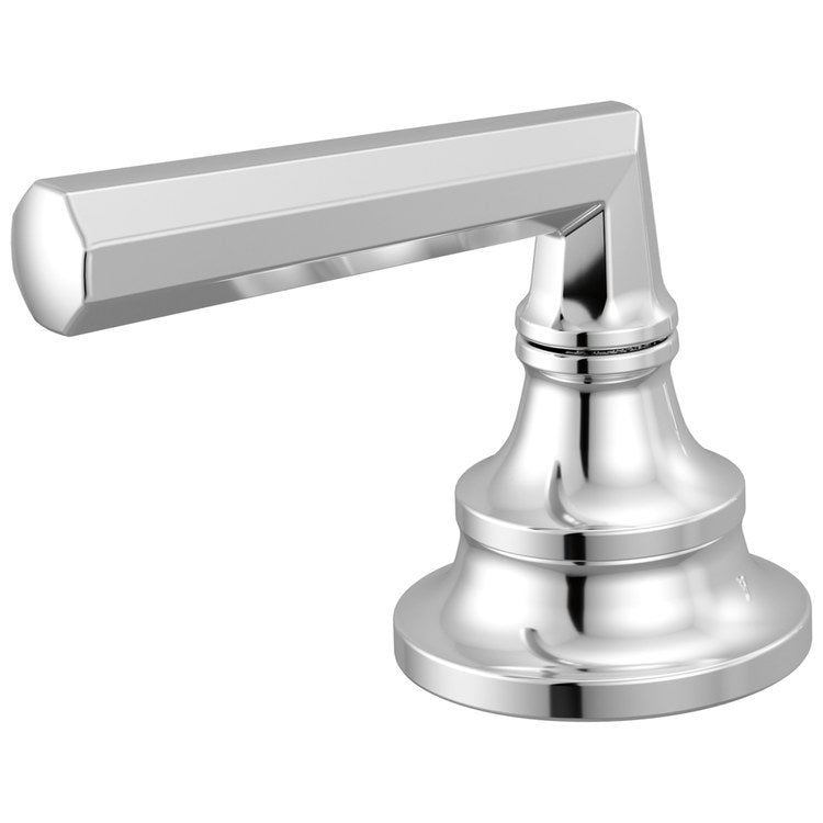 Handle Kit Beauclere 2 Lever Polished Chrome ADA for Widespread Lavatory Faucet - Image 1