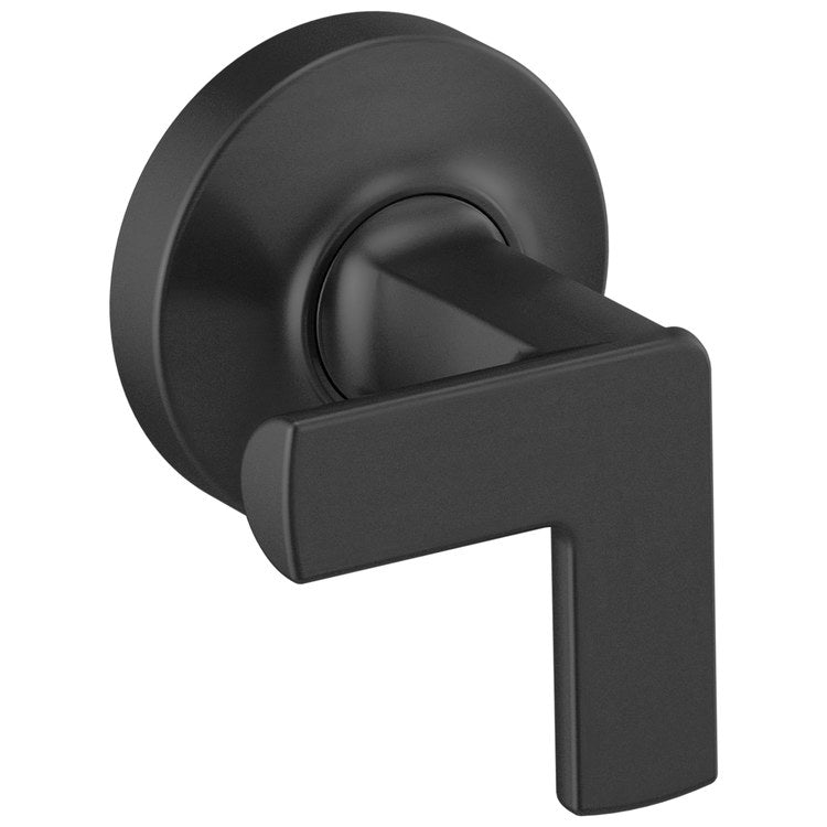 Handle Kit Kintsu Brass 2 Cross Matte Black ADA for Wall Mount Tub Filler - Image 1