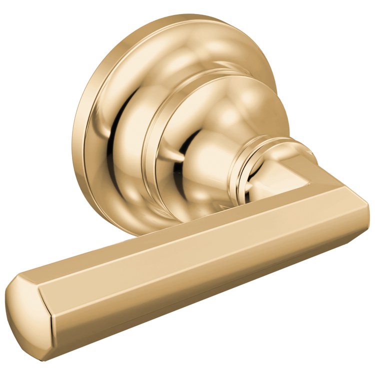 Handle Kit Beauclere 2 Lever Brilliance Polished Gold ADA for Wall Mount Lavatory Faucet - Image 1