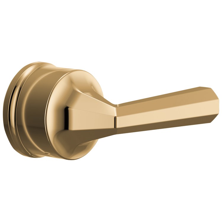 Handle Kit Beauclere 1 Lever Brilliance Polished Gold ADA for Sensori Thermostatic Valve Trim - Image 1