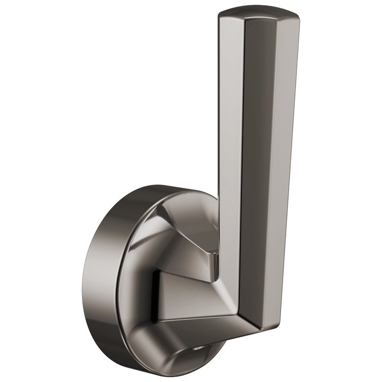 Handle Kit Beauclere 1 Lever Brilliance Black Onyx ADA for Floor Mount Tub Filler - Image 1