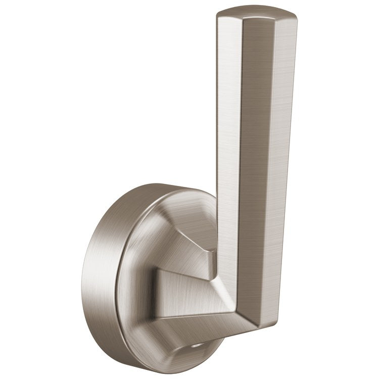 Handle Kit Beauclere 1 Lever Brilliance Luxe Nickel ADA for Floor Mount Tub Filler - Image 1