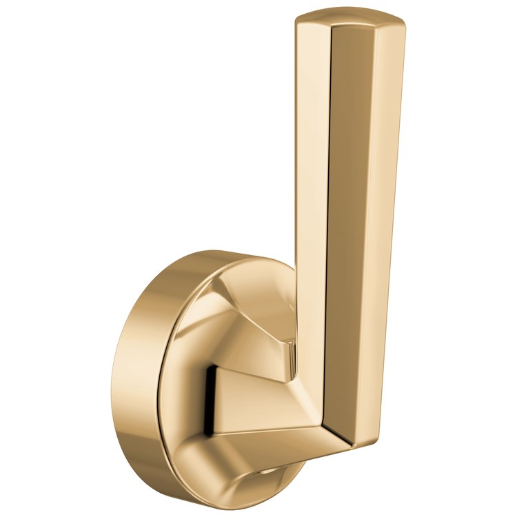 Handle Kit Beauclere 1 Lever Brilliance Polished Gold ADA for Floor Mount Tub Filler - Image 1