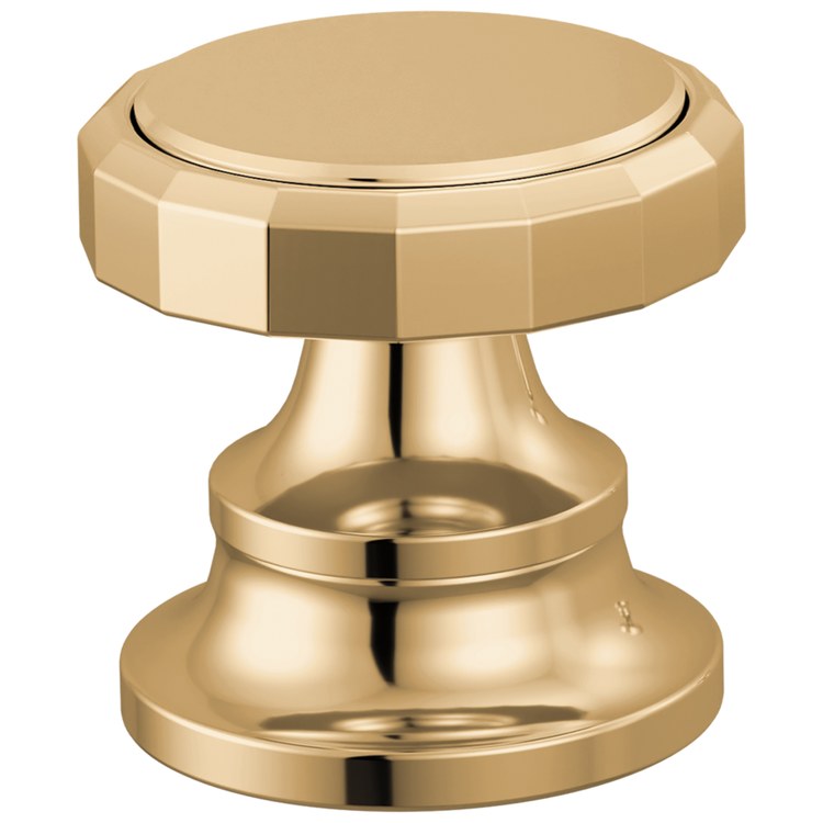 Handle Kit Beauclere 2 Wheel Brilliance Polished Gold for Widespread Lavatory Faucet - Image 1