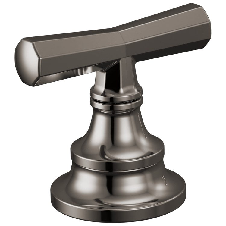 Handle Kit Beauclere 2 Cross Brilliance Black Onyx ADA for Widespread Lavatory Faucet