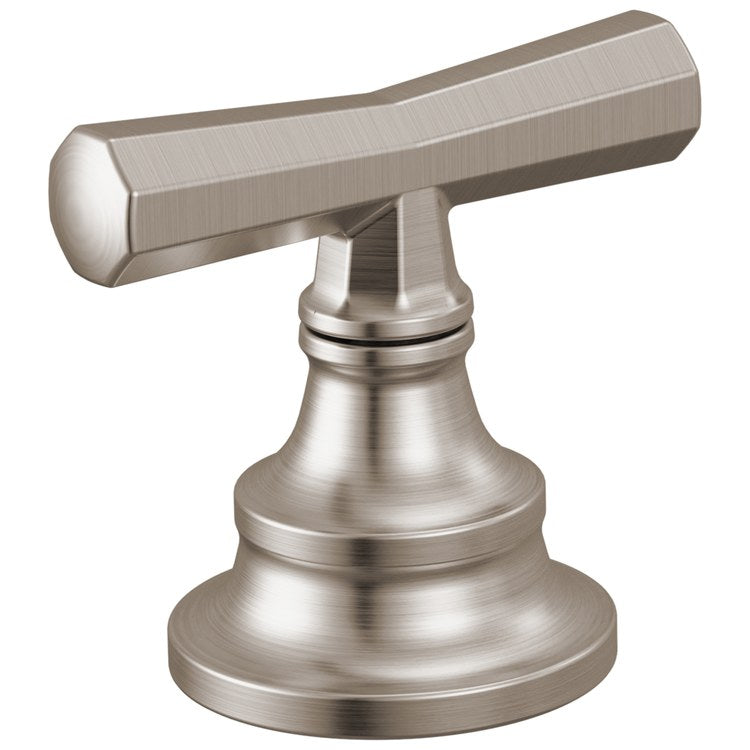 Handle Kit Beauclere 2 Cross Brilliance Luxe Nickel ADA for Widespread Lavatory Faucet - Image 1