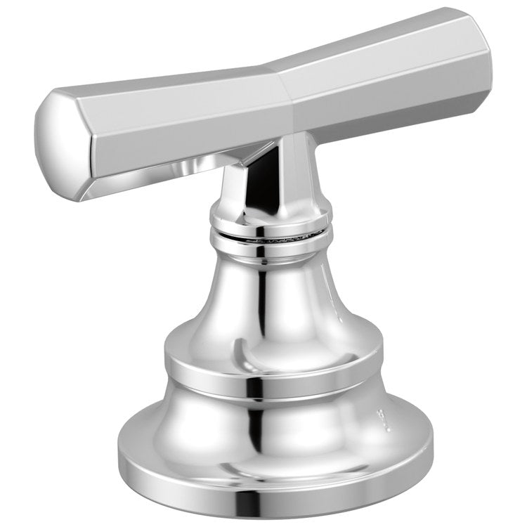 Handle Kit Beauclere 2 Cross Polished Chrome ADA for Widespread Lavatory Faucet - Image 1