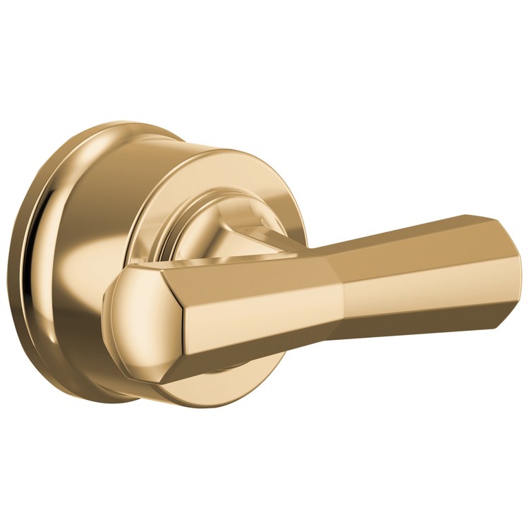 Handle Kit Beauclere 1 Cross Brilliance Polished Gold ADA for Pressure Balance Valve Trim - Image 1