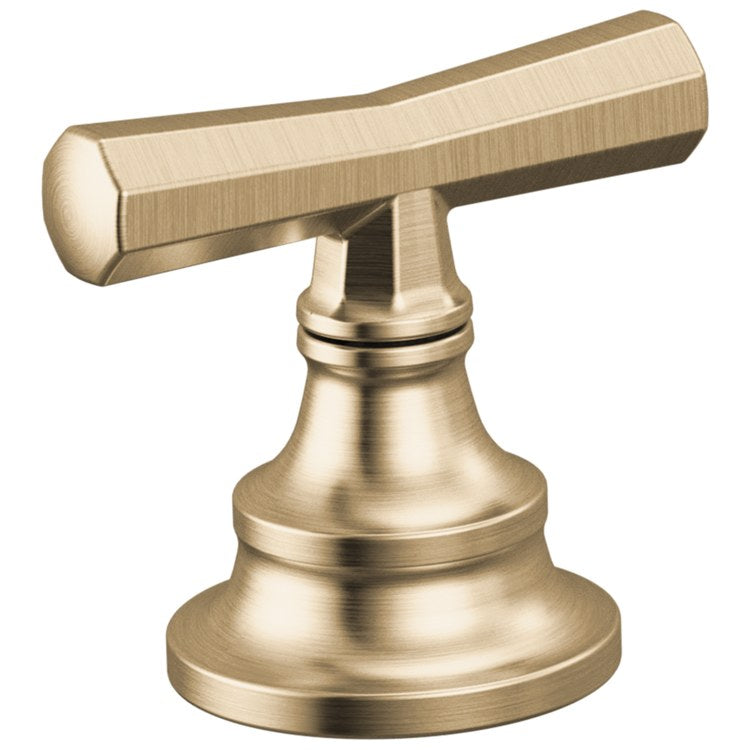 Handle Kit Beauclere 2 Cross Brilliance Luxe Gold ADA for Roman Tub Faucet - Image 1