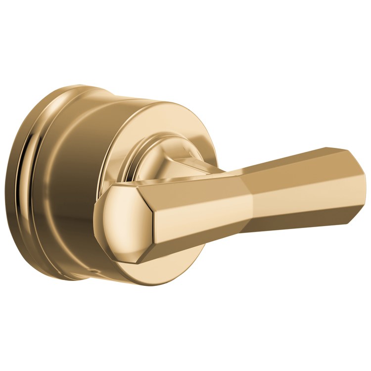 Handle Kit Beauclere 1 Cross Brilliance Polished Gold ADA for Sensori Thermostatic Valve Trim - Image 1