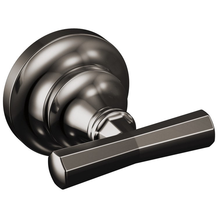 Handle Kit Beauclere 2 Cross Brilliance Black Onyx ADA for Wall Mount Tub Filler