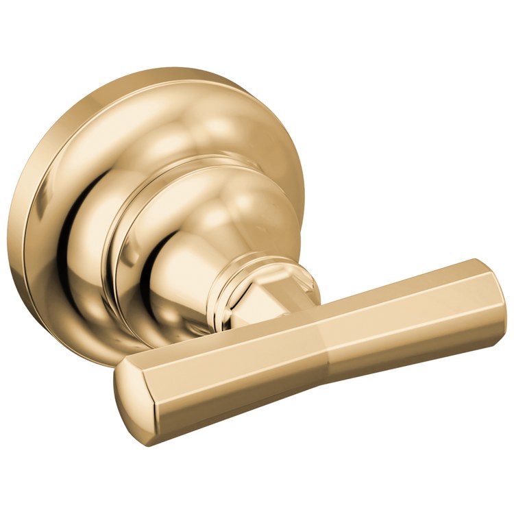 Handle Kit Beauclere 2 Cross Brilliance Polished Gold ADA for Wall Mount Tub Filler - Image 1
