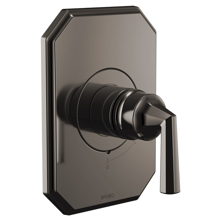 Pressure Balance Valve Trim Beauclere Less Handle Brilliance Black Onyx - Image 2