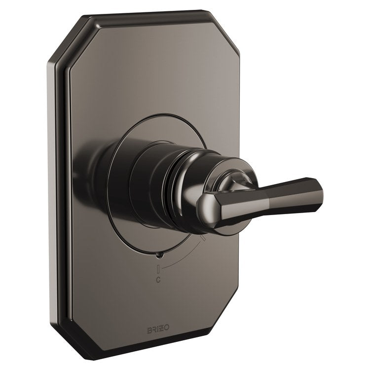 Pressure Balance Valve Trim Beauclere Less Handle Brilliance Black Onyx - Image 3