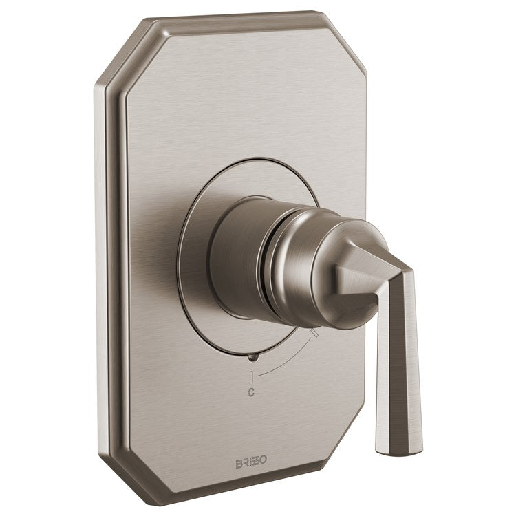 Pressure Balance Valve Trim Beauclere Less Handle Brilliance Luxe Nickel - Image 2