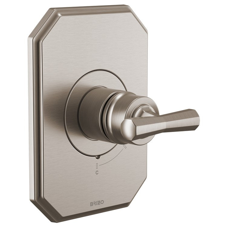 Pressure Balance Valve Trim Beauclere Less Handle Brilliance Luxe Nickel - Image 3