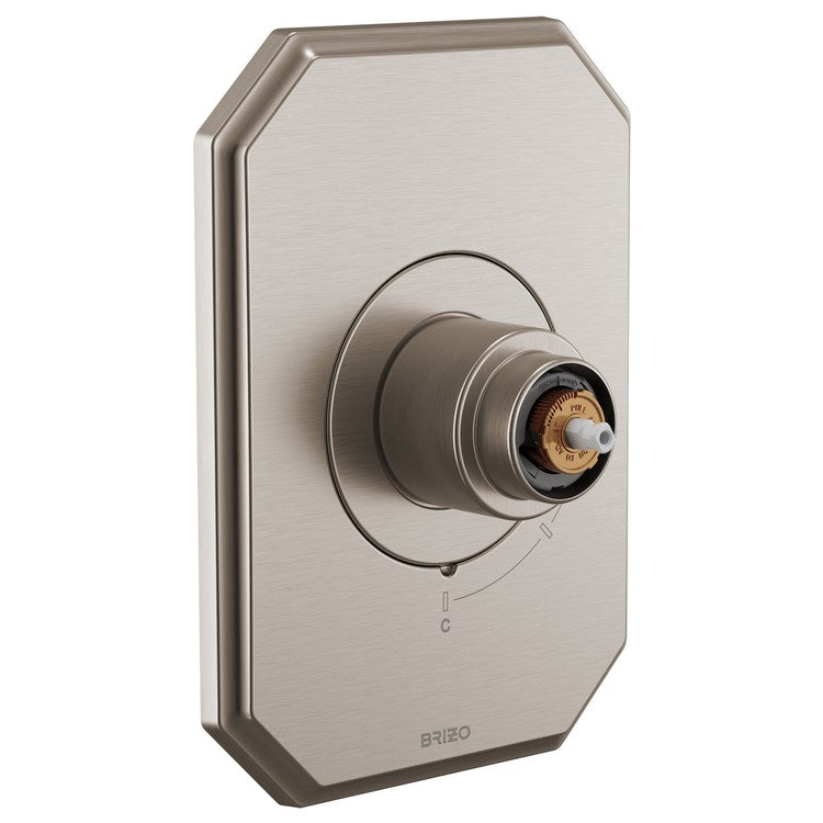 Pressure Balance Valve Trim Beauclere Less Handle Brilliance Luxe Nickel - Image 1