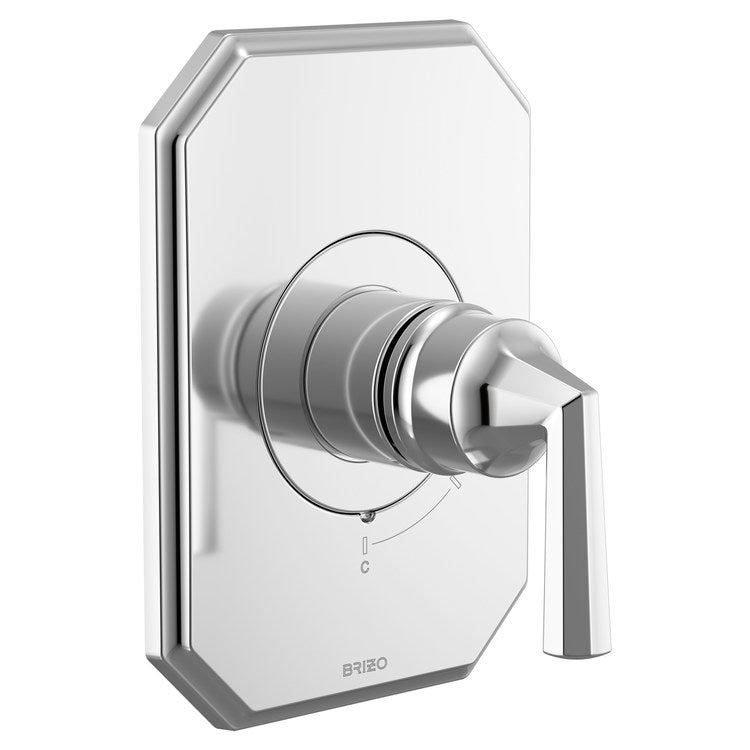 Pressure Balance Valve Trim Beauclere Less Handle Polished Chrome - Image 2