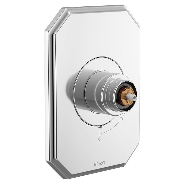 Pressure Balance Valve Trim Beauclere Less Handle Polished Chrome - Image 1