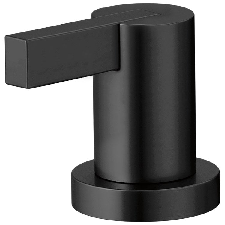 Handle Kit Litze Metal 2 Extended Lever Matte Black ADA for Roman Tub Faucet Trim - Image 1