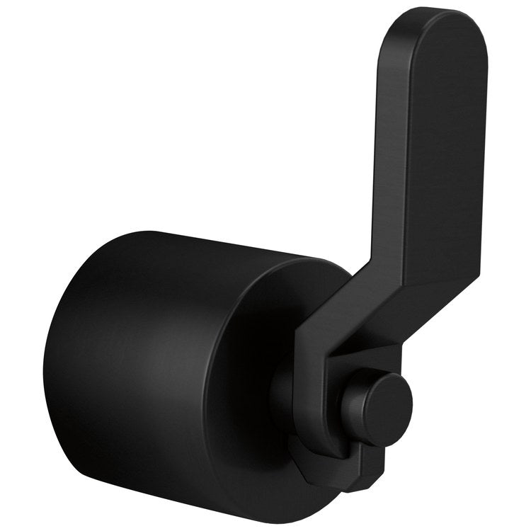 Handle Kit Litze Zinc 1 Industrial Lever Matte Black ADA for 3/6 Function Diverter Trim - Image 1